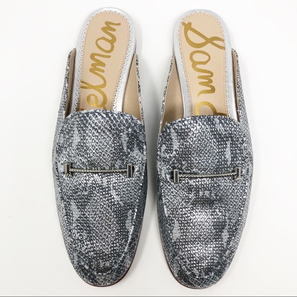 Sam Edelman Soft Silver Mules Size 9 - Picture 2 of 10